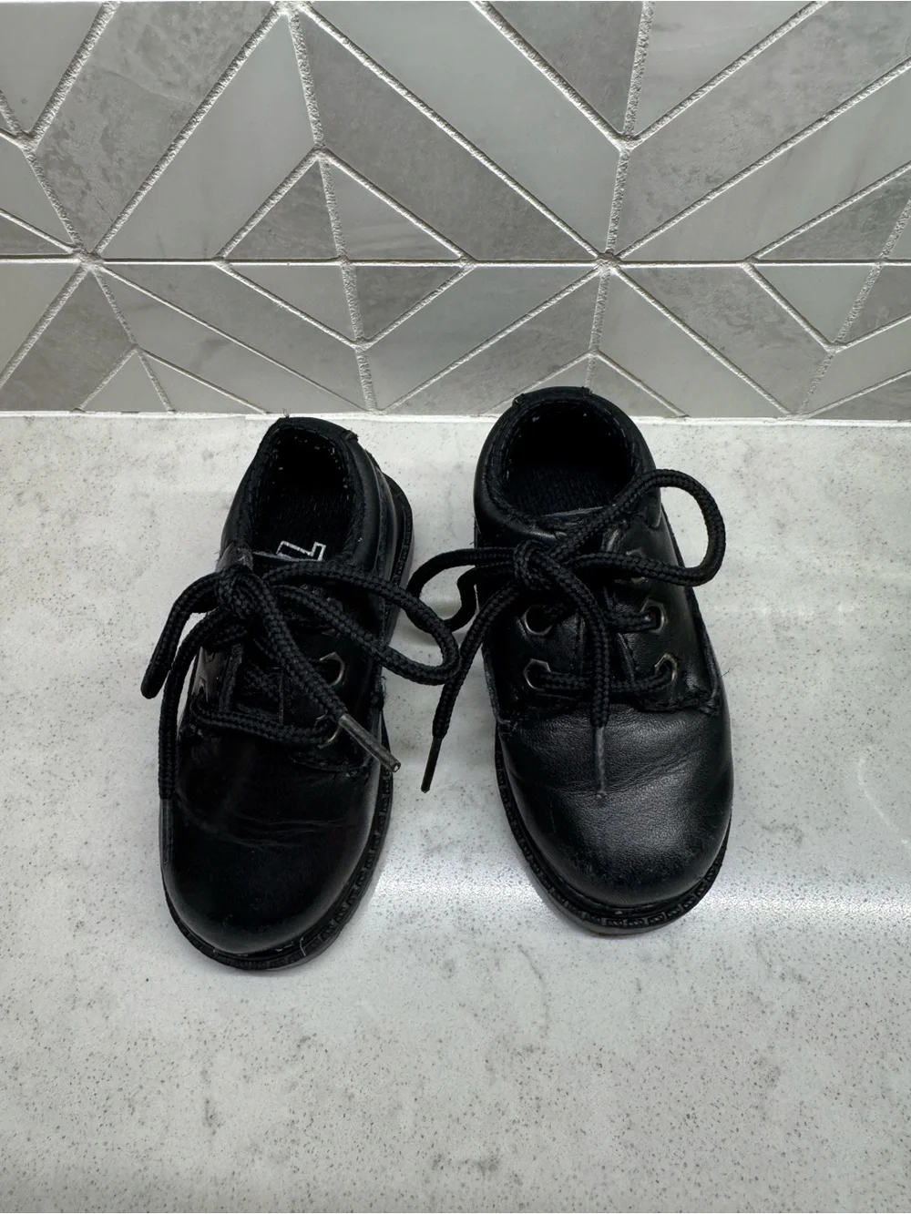TFL Boys Oxford Shoes Black 4